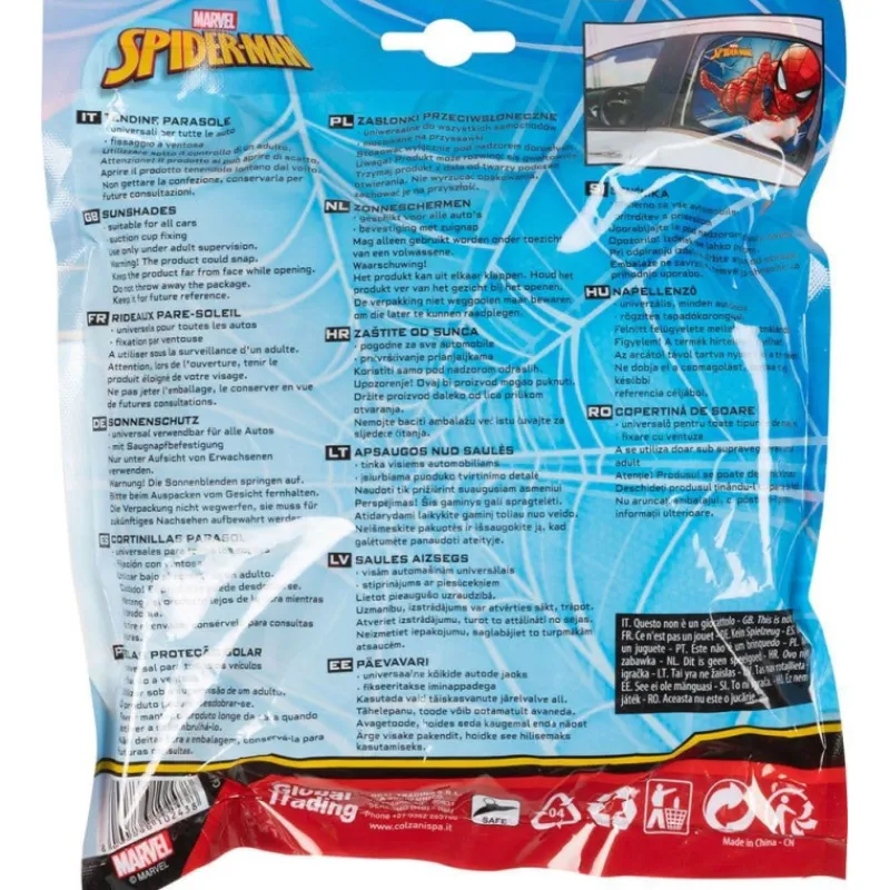 Discount Par de Cortinas Laterales de Coche - Spiderman Niños Marvel Y Dc Para Niños|Superhéroes Marvel