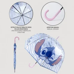 Paraguas Manual Adulto Stitch - 60 CM Películas Y Personajes De Disney ·Lilo Y Stitch