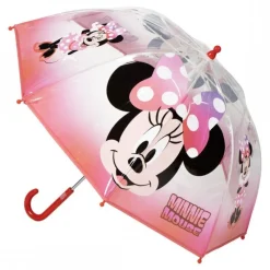 Clearance Paraguas Manual Burbuja Minnie Mouse POE - 45 CM Disney Para Niñas|Paraguas Y Chubasqueros Kids