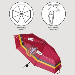 Cerdá Adult Bolsos Y Complementos Harry Potter^Paraguas plegable Gryffindor Harry Potter