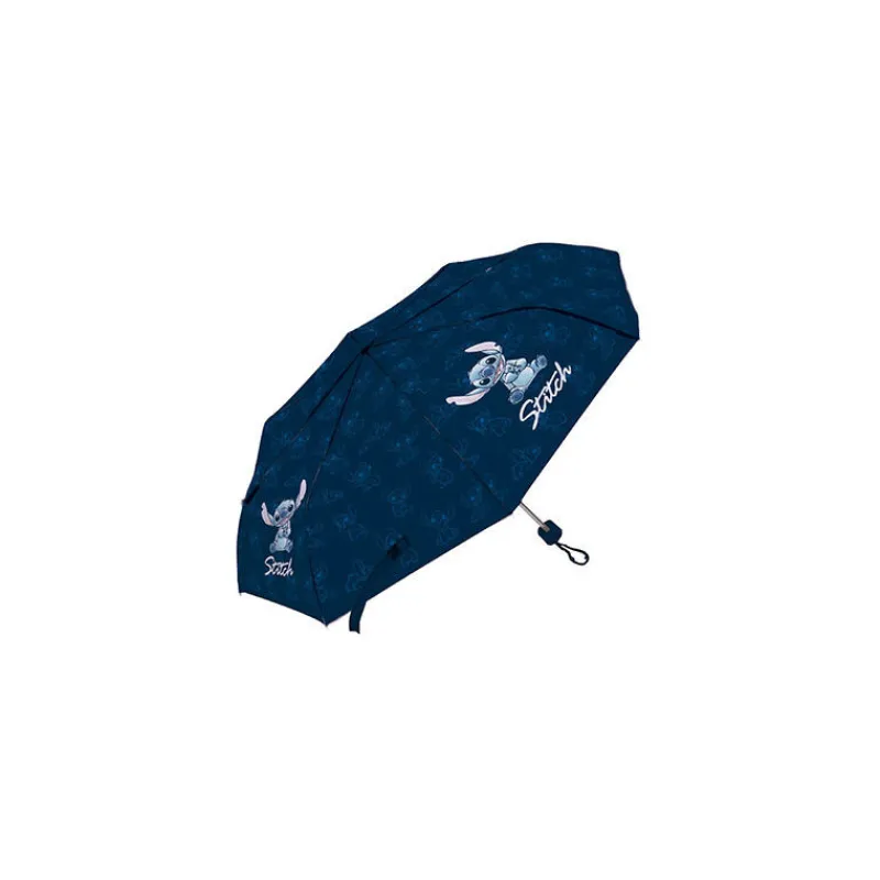 Clearance Paraguas plegable silueta Stitch azul Disney Para Niñas|Paraguas Y Chubasqueros Kids
