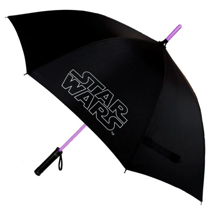Paraguas Star Wars Sable con luz Complementos Star Wars