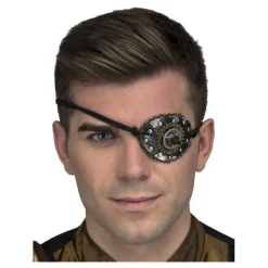 Online Parche de Ojo Steampunk Plateado Accesorios Halloween Y Terror