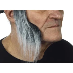 Disfrazzes Pelucas, Barbas Y Bigotes Disfraces|Accesorios Halloween Y Terror ^Patillas anchas con pelo canoso