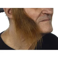 Disfrazzes Pelucas, Barbas Y Bigotes Disfraces|Accesorios Halloween Y Terror ^Patillas anchas con pelo castaño