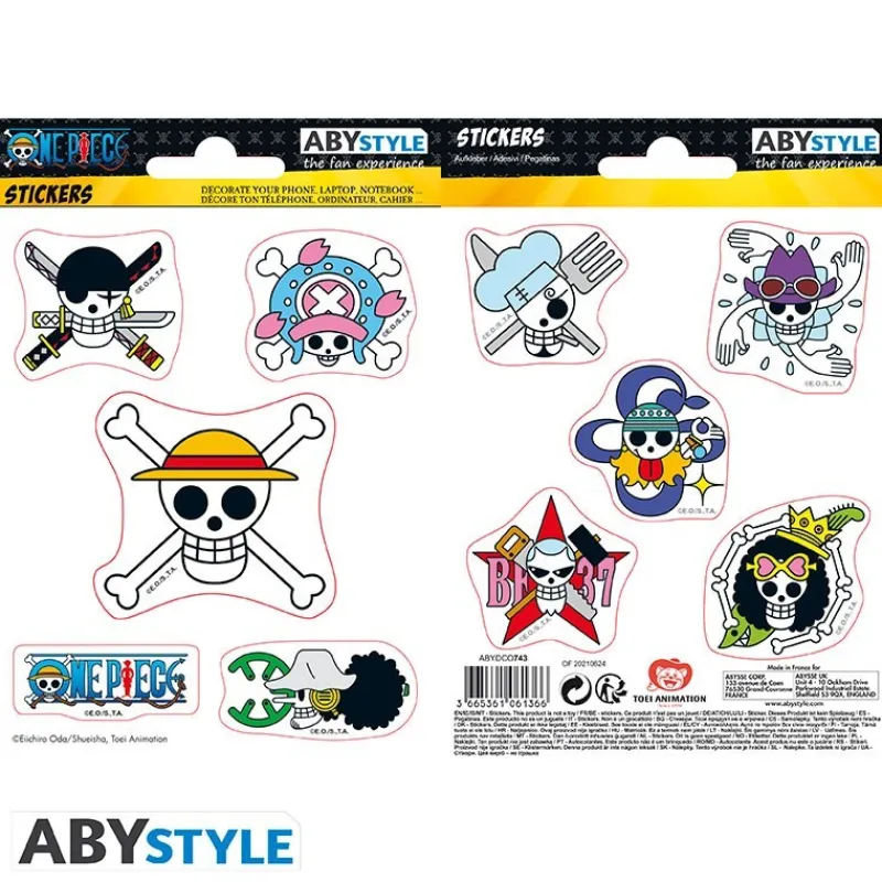 Pegatinas One Piece 16x11 cm Sombrero de Paja Cosas De Luffy One Piece