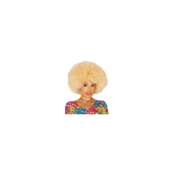 Mujer Disfrazzes Pelucas, Barbas Y Bigotes Disfraces|Disfraces Mujer^Peluca afro extra grande rubia