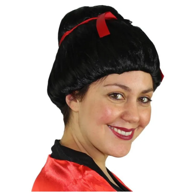 Mujer Disfrazzes Pelucas, Barbas Y Bigotes Disfraces|Disfraces Mujer^Peluca de Geisha o China
