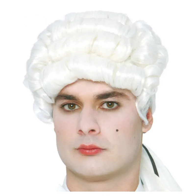 Peluca de Época para hombre Pelucas, Barbas Y Bigotes Disfraces|Accesorios Halloween Y Terror