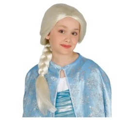 Disfrazzes Pelucas, Barbas Y Bigotes Disfraces|Disfraces Infantiles^Peluca de Princesa de hielo infantil