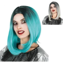 Discount Peluca Lisa en varios colores Pelucas, Barbas Y Bigotes Disfraces|Accesorios Halloween Y Terror