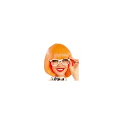 New Peluca media melena naranja de Charlestón Mujer Pelucas, Barbas Y Bigotes Disfraces|Disfraces Mujer