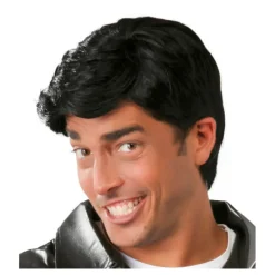 Discount Peluca negra Danny de hombre Hombre Pelucas, Barbas Y Bigotes Disfraces|Disfraces Hombre