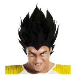 Hot Peluca Vegeta Dragon Ball negra Pelucas, Barbas Y Bigotes Disfraces