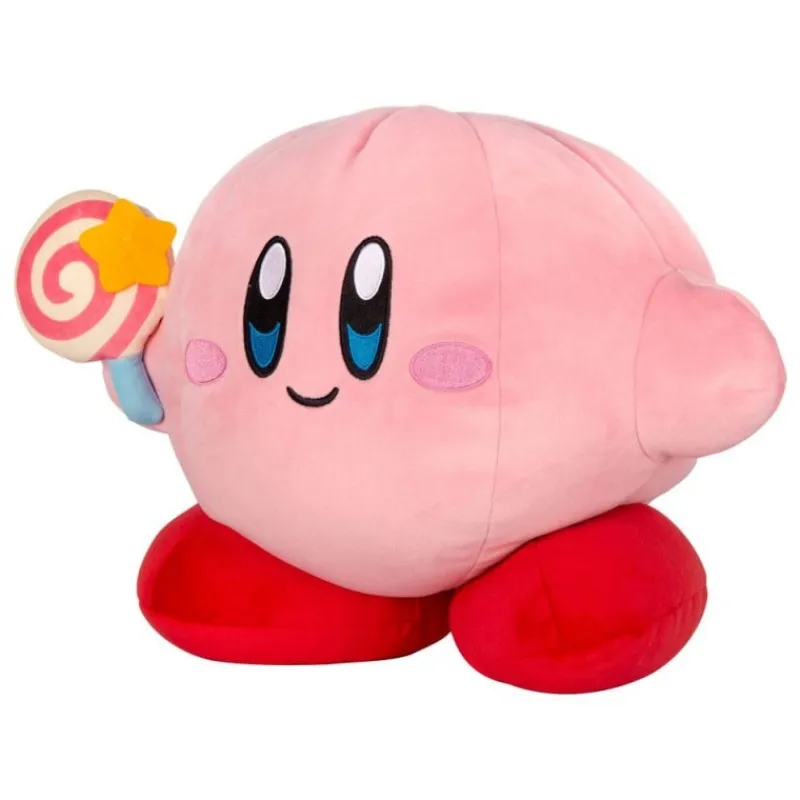 Tomy Regalos Y Coleccionismo Para Gamers - Cosas De Videojuegos Míticos^Peluche Kirby Mocchi-Mocchi Mega Kirby con Vara Mágica Invencible 33 cm