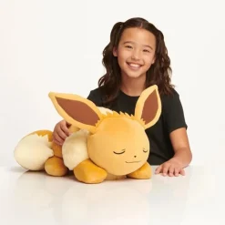 Jazwares Eevee|Más Regalos De Pokemon^Peluche Pokémon Eevee Dormilón 46 cm Viscolástico