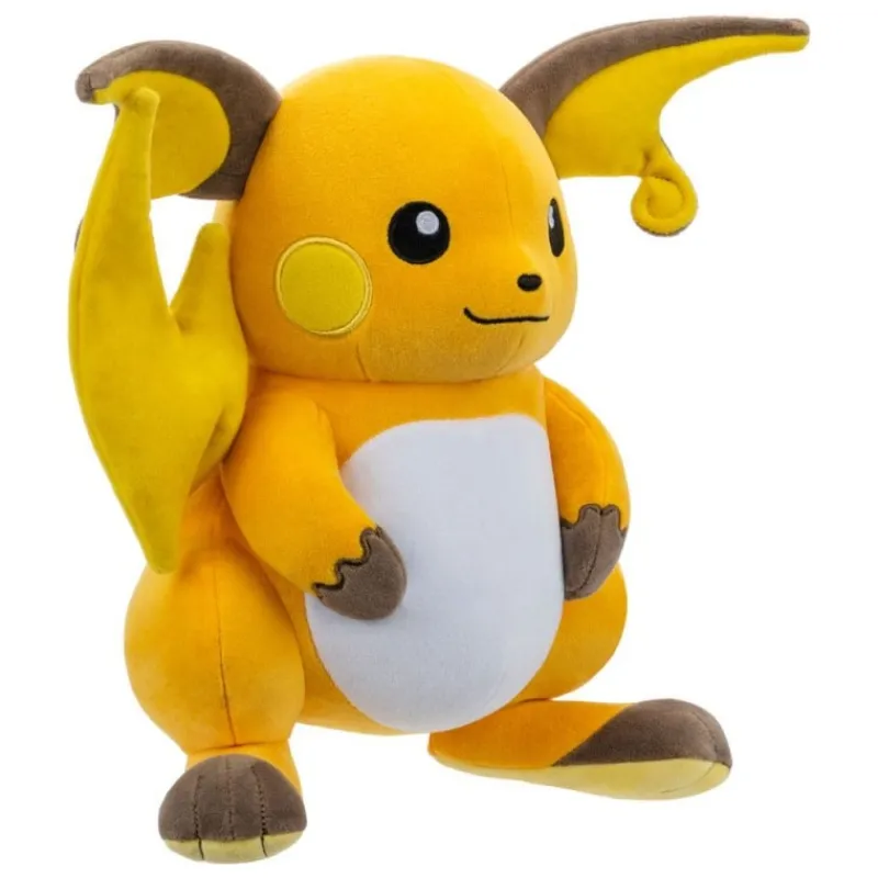 Jazwares Juguetes, Figuras Y Más Regalos Para Peques|Juegos, Peluches Y Chuches ^Peluche Raichu Pokémon de 30 cm con Licencia Oficial