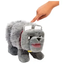 Mattel Juguetes, Figuras Y Más Regalos Para Peques|Juegos, Peluches Y Chuches ^Peluche Sonoro Dennis el Lobo de Minecraft 20 cm
