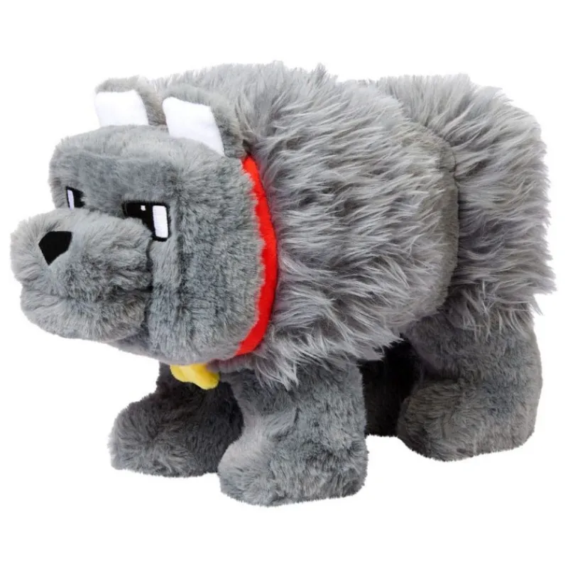 Mattel Juguetes, Figuras Y Más Regalos Para Peques|Juegos, Peluches Y Chuches ^Peluche Sonoro Dennis el Lobo de Minecraft 20 cm