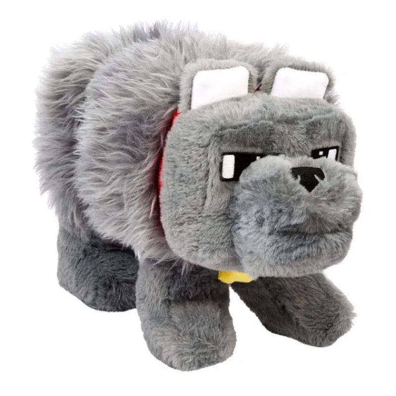 Mattel Juguetes, Figuras Y Más Regalos Para Peques|Juegos, Peluches Y Chuches ^Peluche Sonoro Dennis el Lobo de Minecraft 20 cm