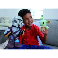 Mattel Regalos Star Wars Por Personaje |Más Regalos De Star Wars^Peluche Star Wars Clan de Dos: Mando y Grogu de