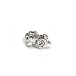 Outlet Pendientes de Plata y Circonitas Mickey Mouse Disney Películas Y Personajes De Disney ·Mickey & Minnie|Joyas Disney