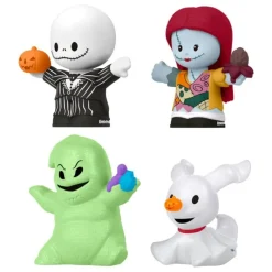Mattel Pesadilla Antes De Navidad^Pesadilla antes de Navidad Pack 4 Minifiguras Little People