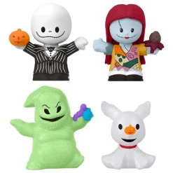 Mattel Pesadilla Antes De Navidad^Pesadilla antes de Navidad Pack 4 Minifiguras Little People