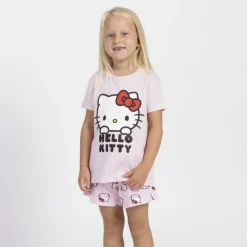 Best Pijama infantil Corto rosa Hello Kitty Niños Ropa Y Téxtil: Cosas Que Ponerse Para Niños