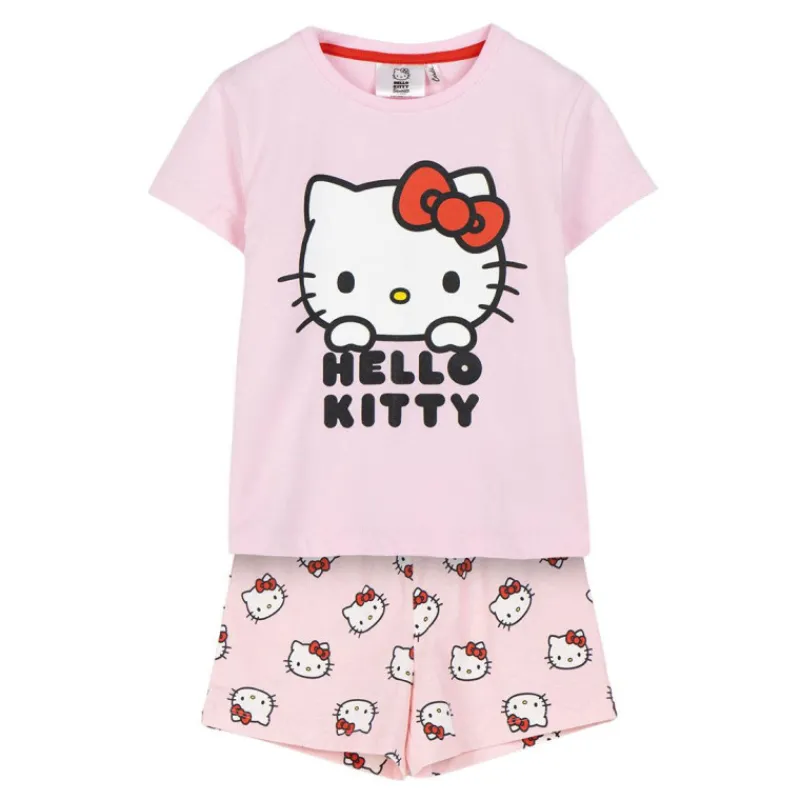 Best Pijama infantil Corto rosa Hello Kitty Niños Ropa Y Téxtil: Cosas Que Ponerse Para Niños