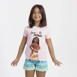 Sale Pijama infantil Corto Vaiana Disney Niños Ropa Y Téxtil: Cosas Que Ponerse Para Niños