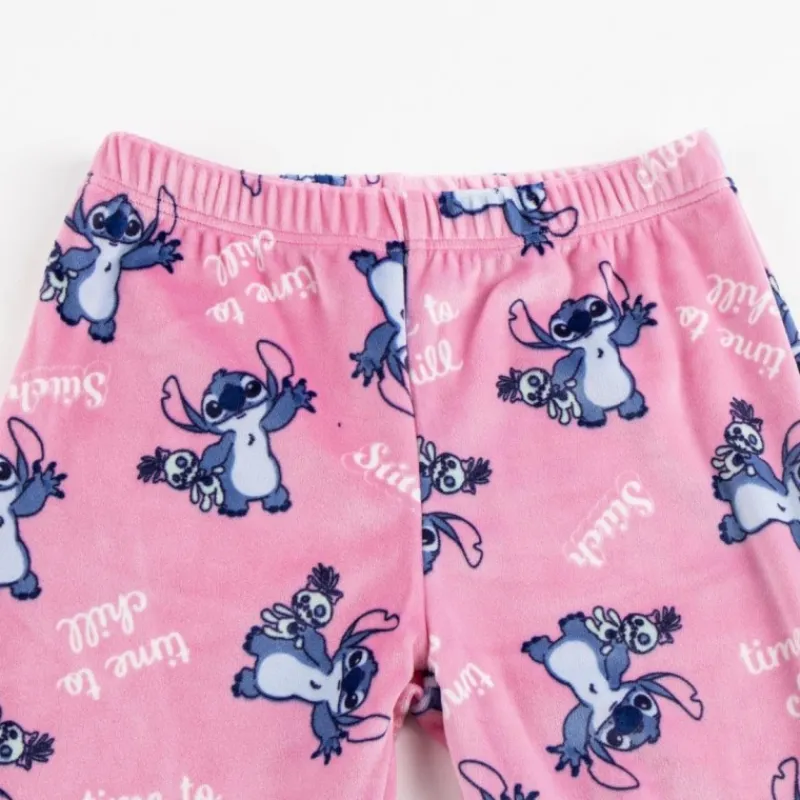 Hot Pijama Largo Coral Fleece Aplicaciones Stitch Niños Niños Disney Para Niñas|Ropa Y Téxtil: Cosas Que Ponerse Para Niños