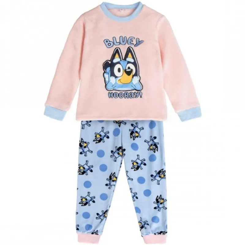 Discount Pijama Largo Coral Fleece Bluey 100% Poliéster para Niños Niños Ropa Y Téxtil: Cosas Que Ponerse Para Niños |Bluey