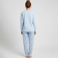 Cerdá Adult Películas Y Personajes De Disney ·Lilo Y Stitch|Ropa Stitch^Pijama Largo de Stitch en Algodón y Poliéster