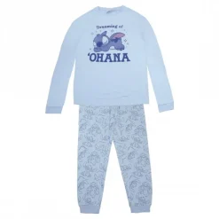 Cerdá Adult Películas Y Personajes De Disney ·Lilo Y Stitch|Ropa Stitch^Pijama Largo de Stitch en Algodón y Poliéster
