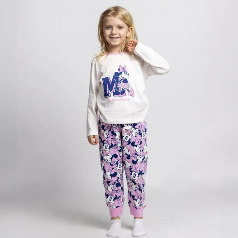 Niños Cerdá Kids Disney Para Niñas|Ropa Y Téxtil: Cosas Que Ponerse Para Niños ^Pijama Largo infantil Jersey Minnie Mouse Disney