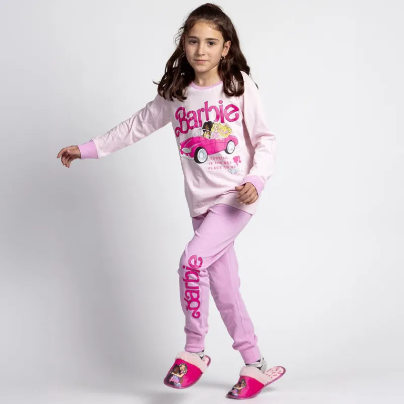 New Pijama Largo infantil Single Jersey de Barbie Niños Ropa Y Téxtil: Cosas Que Ponerse Para Niños