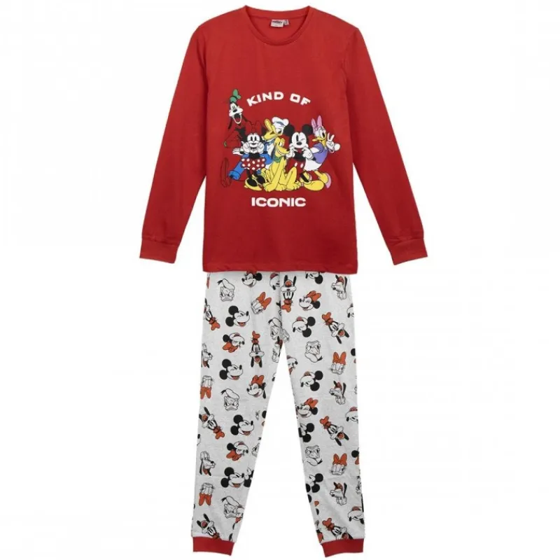 Cerdá Adult Películas Y Personajes De Disney ·Mickey & Minnie^Pijama Largo Mickey Mouse - Comodidad y Estilo