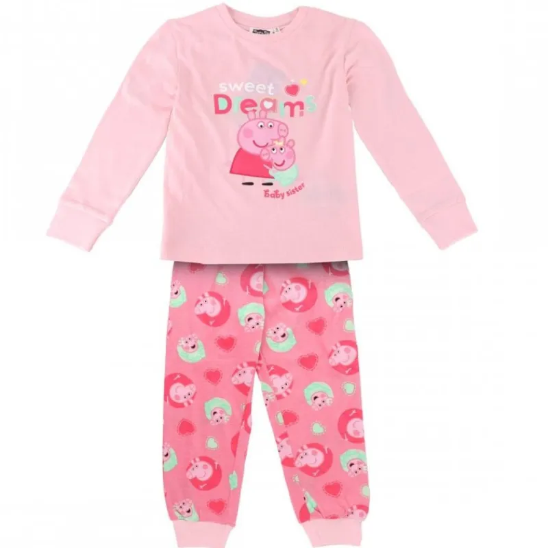 Niños Cerdá Kids Disney Para Niñas|Ropa Y Téxtil: Cosas Que Ponerse Para Niños ^Pijama Largo Peppa Pig Para Niños 3-6 Años 60% Algodón 40% Poliéster