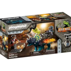 Playmobil Juguetes, Figuras Y Más Regalos Para Peques^Triceratops Dino Rise con cañón de red