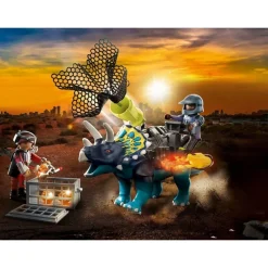 Playmobil Juguetes, Figuras Y Más Regalos Para Peques^Triceratops Dino Rise con cañón de red