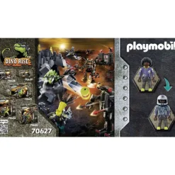 Playmobil Juguetes, Figuras Y Más Regalos Para Peques^Triceratops Dino Rise con cañón de red