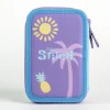 Cerdá Kids Para El Cole|Stitch Kids^Plumier con Accesorios de Stitch - Estuche Portatodo Infantil