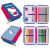 Outlet Plumier con Accesorios Hello Kitty Estuche Portatodos Para El Cole
