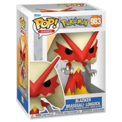 Funko Más Regalos De Pokemon|Regalos Y Coleccionismo Para Gamers - Cosas De Videojuegos Míticos^Pokemon POP! Games Vinyl Figura Blaziken(EMEA) 9 cm