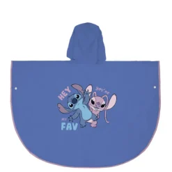 Cerdá Kids Stitch Kids^Poncho Impermeable Infantil Stitch Disney