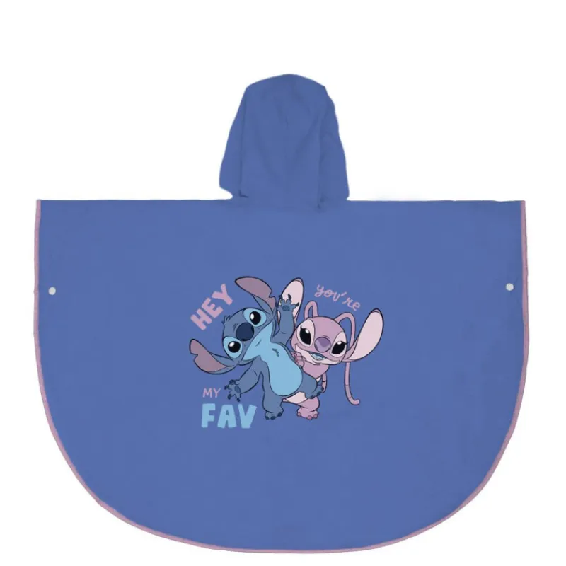 Cerdá Kids Stitch Kids^Poncho Impermeable Infantil Stitch Disney
