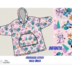 New Poncho Stitch rosa infantil Niños Ropa Y Téxtil: Cosas Que Ponerse Para Niños