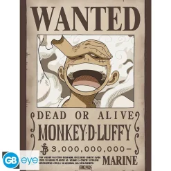 Abystyle Cosas De Luffy One Piece^Poster Chibi Wanted Luffy Wano de One Piece 52x38 cm
