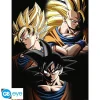 Abystyle Figuras Dragon Ball^Póster Chibi 52x38 cm Goku Transformaciones Dragon Ball